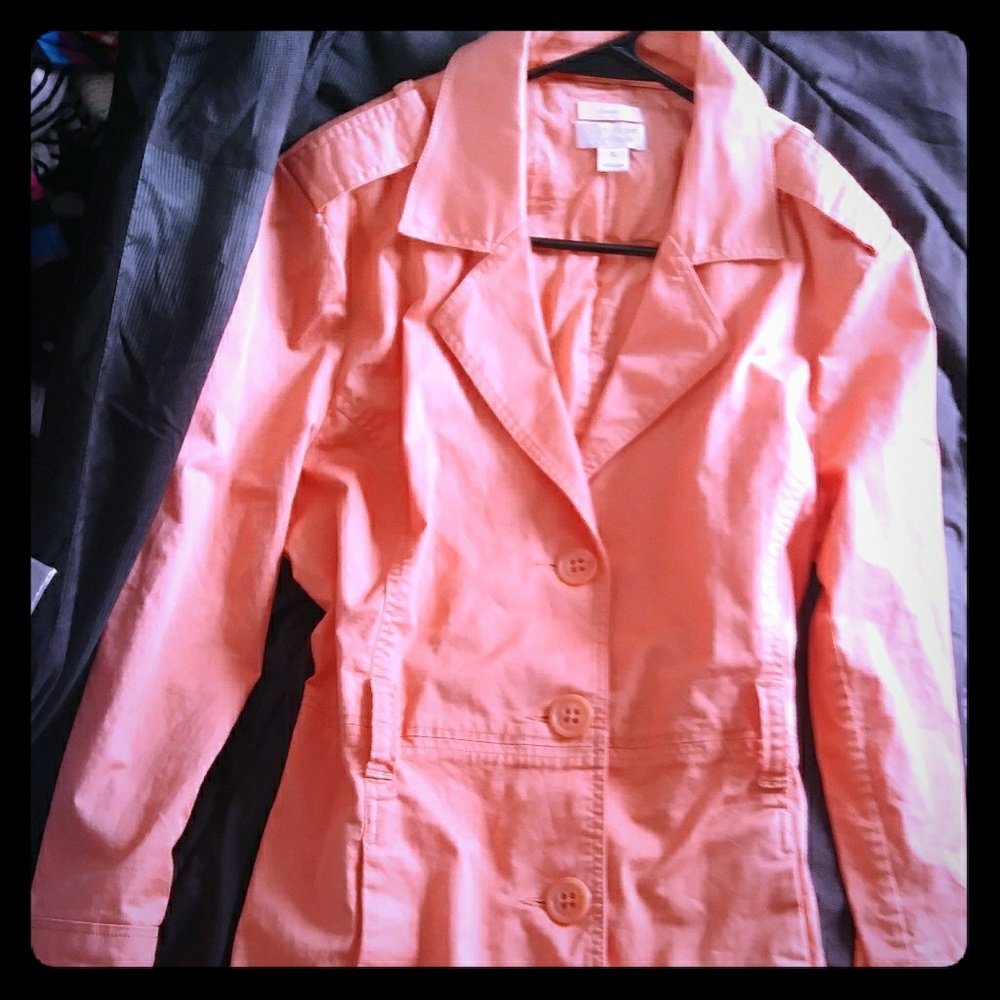 Christopher&Banks beautiful coral Jacket
